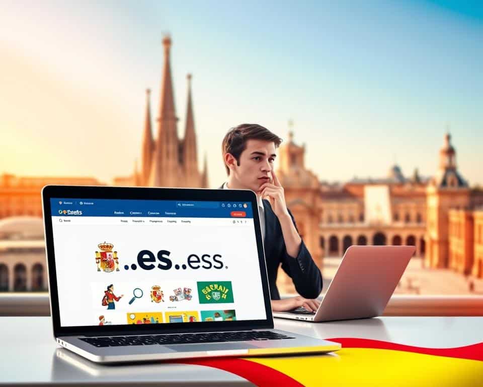 es domain name
